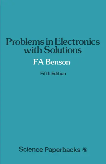 Cover of Problems in Electronics with Solutions