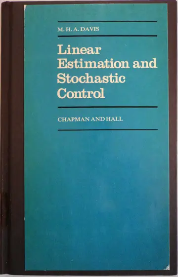 Cover of Linear Estimation and Stochastic Control (Chapman and Hall Mathematics Series (Closed))