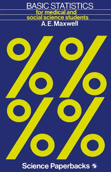 Cover of Basic Statistics for Medical and Social Science Students