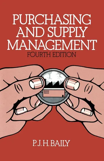 Cover of Purchasing and Supply Management