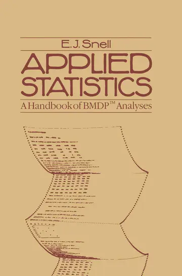 Cover of Applied Statistics