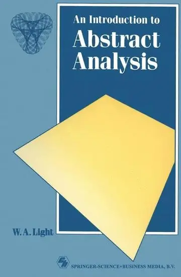 Cover of An Introduction to Abstract Analysis