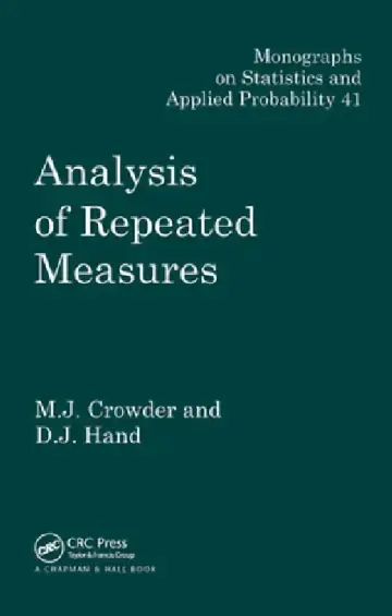 Cover of Analysis of Repeated Measures