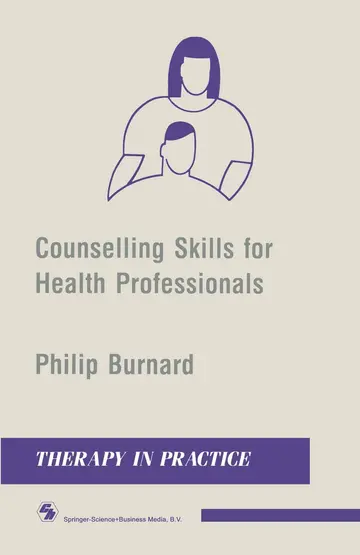 Cover of Counselling Skills for Health Professionals