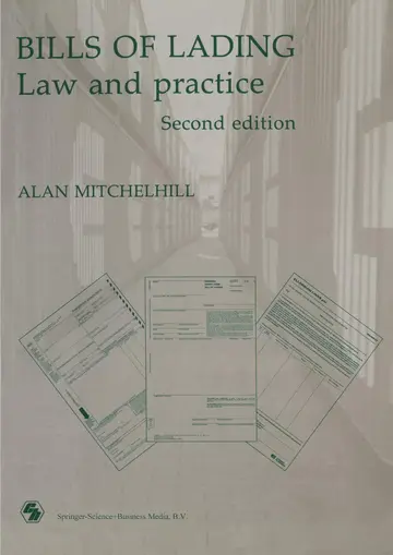 Cover of Bills of Lading