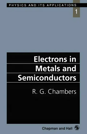 Cover of Electrons in Metals and Semiconductors
