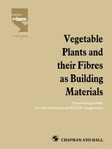 Cover of Vegetable Plants and their Fibres as Building Materials