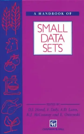 Cover of A Handbook of Small Data Sets