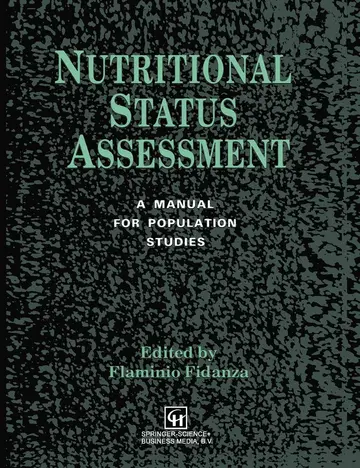 Cover of Nutritional Status Assessment