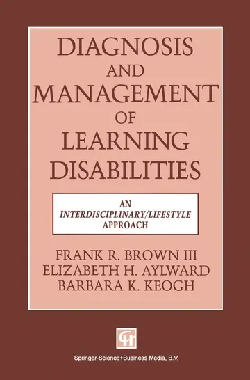 Cover of Diagnosis and Management of Learning Disabilities