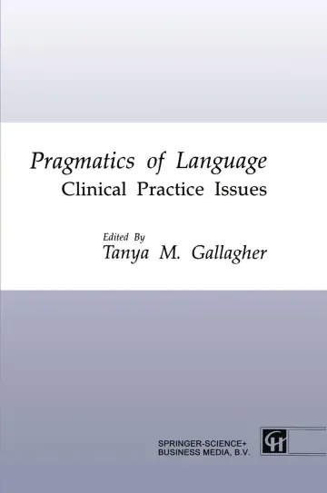 Cover of Pragmatics of Language