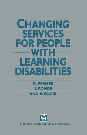 Cover of Changing Services for People with Learning Disabilities