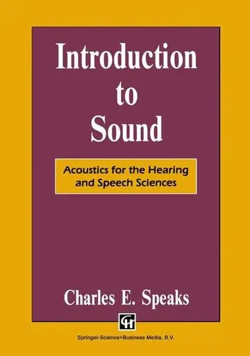 Cover of Introduction to Sound