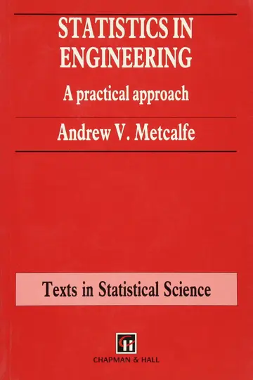 Cover of Statistics in Engineering
