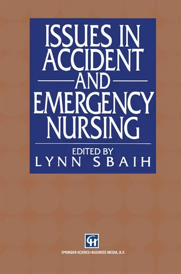 Cover of Issues in Accident and Emergency Nursing