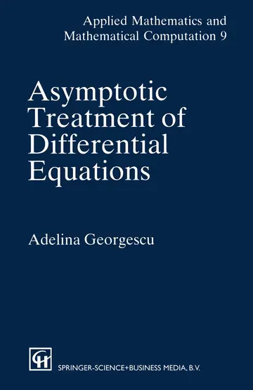Cover of Asymptotic Treatment of Differential Equations