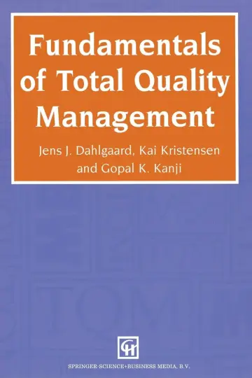 Cover of Fundamentals of Total Quality Management