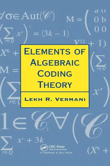 Cover of Elements of Algebraic Coding Theory