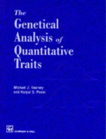 Cover of The Genetical Analysis of Quantitative Traits