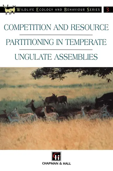Cover of Competition and Resource Partitioning in Temperate Ungulate Assemblies