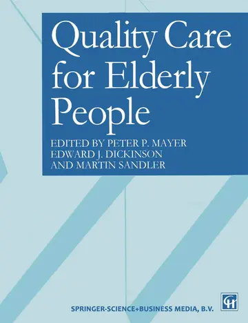 Cover of Quality Care for Elderly People