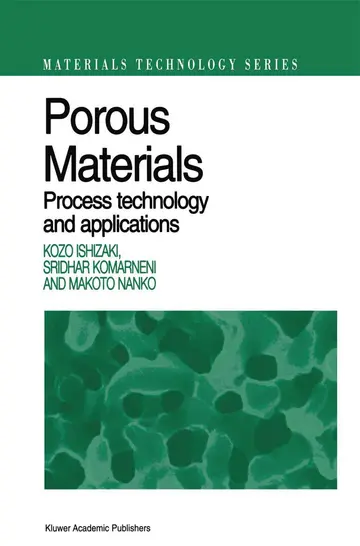 Cover of Porous Materials