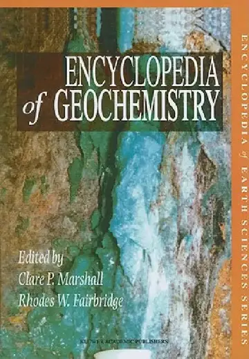 Cover of Encyclopedia of Geochemistry
