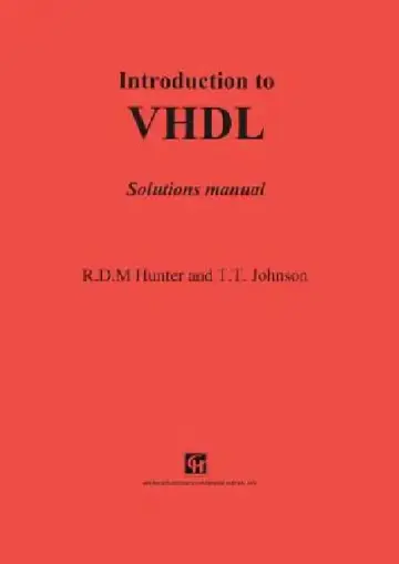Cover of Introduction to VHDL
