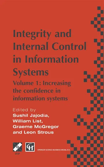 Cover of Integrity and Internal Control in Information Systems