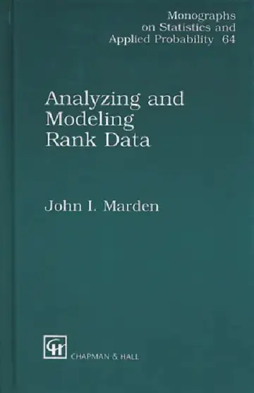 Cover of Analyzing and Modeling Rank Data