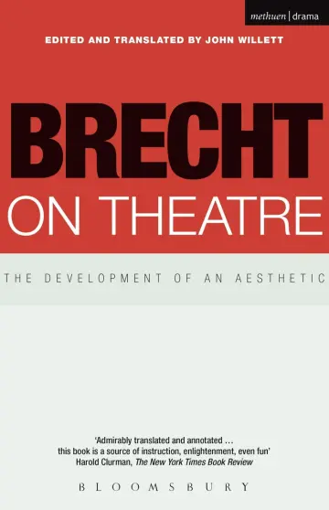 Cover of Brecht on Theatre