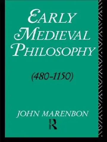 Cover of Early Medieval Philosophy 480-1150