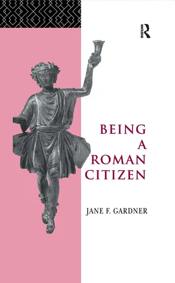Cover of Being a Roman Citizen