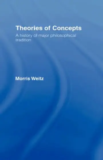 Cover of Theories of Concepts