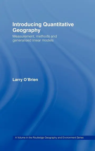 Cover of Introducing Quantitative Geography