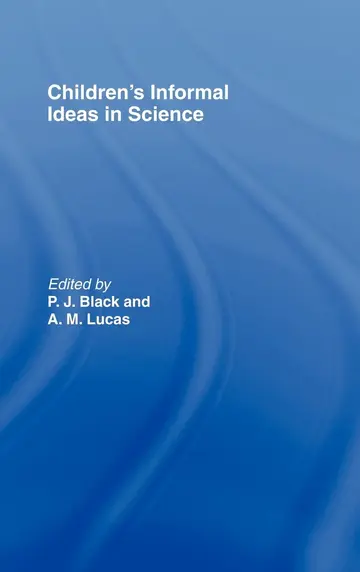 Cover of Children's Informal Ideas in Science