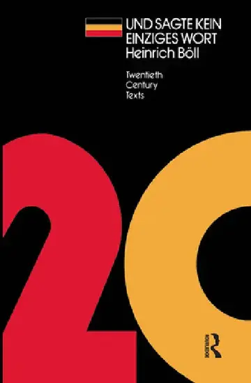 Cover of Und Sagte Kein Einziges Wort