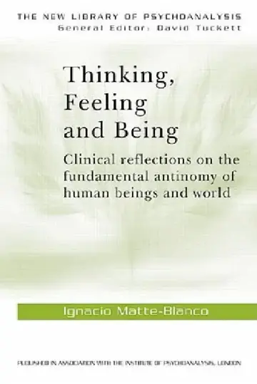 Cover of Thinking, Feeling, and Being