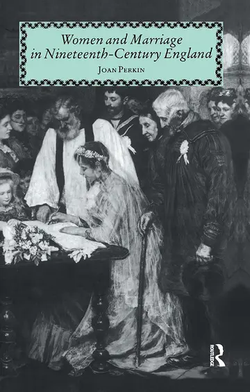 Cover of Women and Marriage in Nineteenth-century England