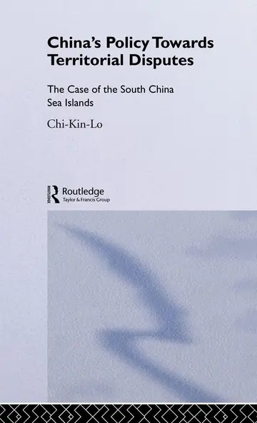 Cover of China's Policy Towards Territorial Disputes