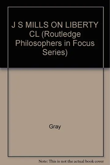 Cover of J.S.Mill's "On Liberty" in Focus