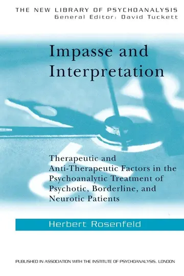Cover of Impasse and Interpretation