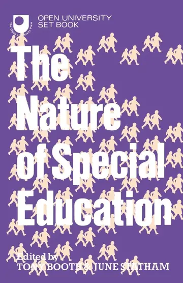 Cover of The Nature of Special Education