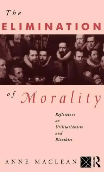 Cover of The Elimination of Morality