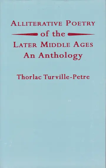 Cover of Alliterative Poetry of the Later Middle Ages