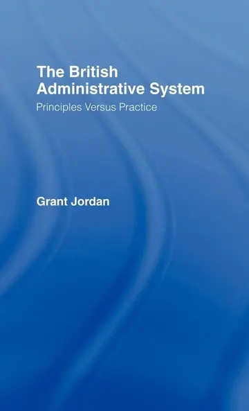 Cover of The British Administrative System