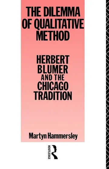 Cover of The Dilemma of Qualitative Method