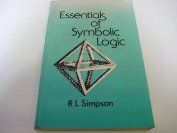 Cover of Essentials of Symbolic Logic