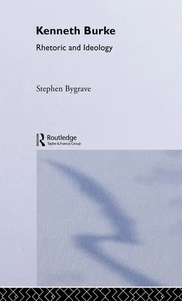 Cover of Kenneth Burke
