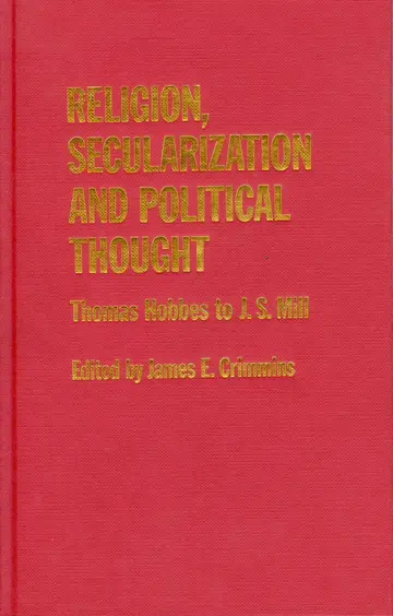Cover of Religion, Secularization and Political Thought